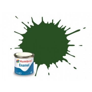 Humbrol Enamel 101 14ml Mid Green Matt